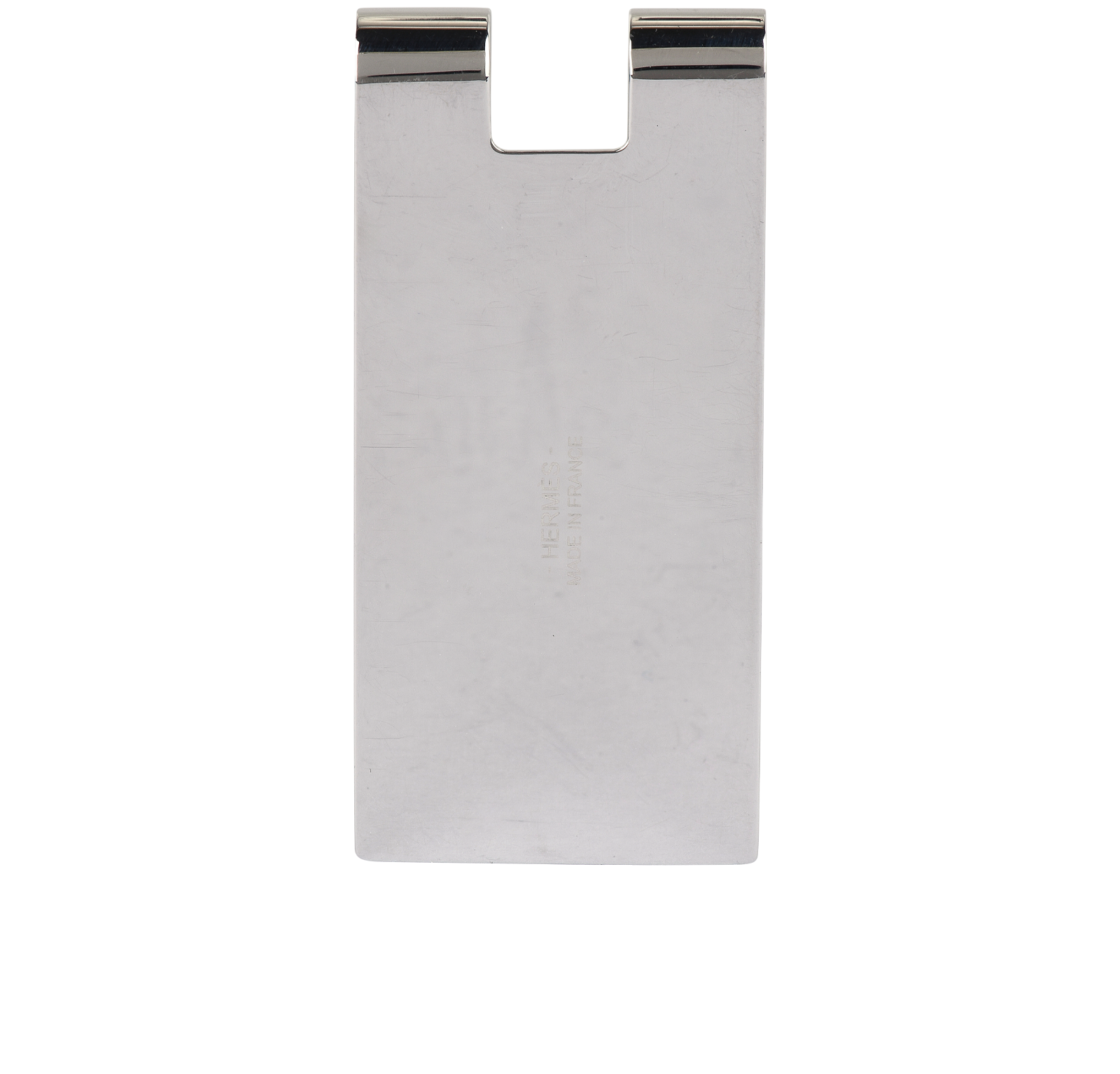 Hermes Money Clip, &pound;110, Accessories, Silver, Silver, Back view